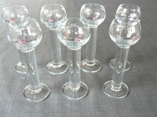 7 Schnapsgläser Linie fra Norge Aquavit  2cl Gläser  Stielgläser