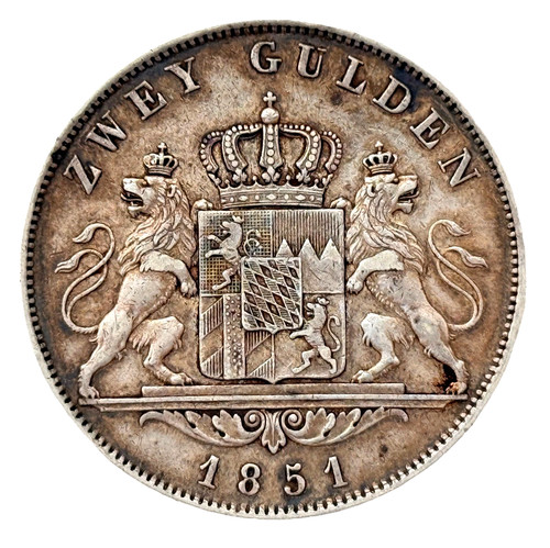 Gulden 1851 bayern - 2,
