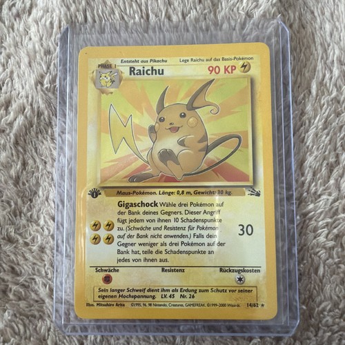Pokemon tcg raichu 62 - pokemon,