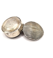 Antik jugendstil silber pillen - silber,