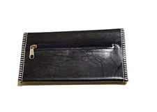 Tabaktasche schwarz 5cm - tabaktasche, 16,5cm