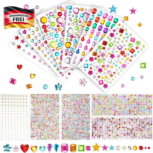 Selbstklebende glitzersteine - selbstklebende,