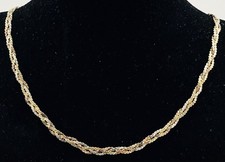 925/- Silberkette, tricolor