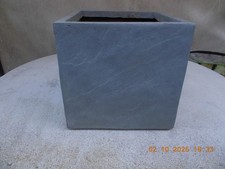 Pflanzkübel Fiberglas Beton 29 x 29 cm groß