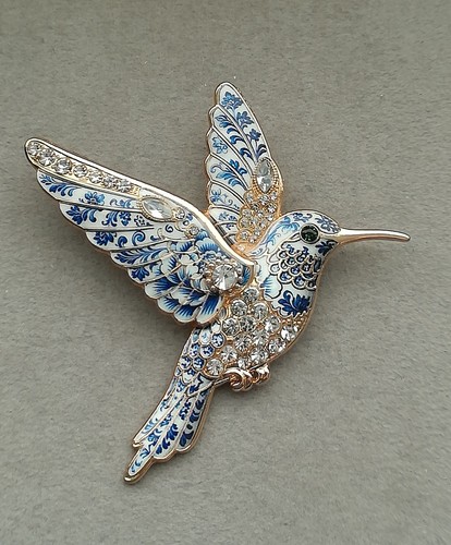 Kolibri brosche gold - kolibri,
