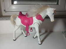 Barbie Pferd, Weiß mit Rosa