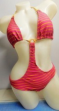 Neckholder Badeanzug Monokini  Gr. 42 komplett  gefüttert tiefer Rücken