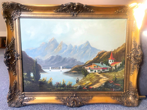 Antik ölgemälde - antik, –
