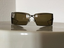 Versace Vintage Rarität Kult Sonnenbrille Medusa Scheibenbrille Mod. 2012 Silber