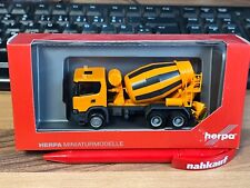 Herpa 309783  Scania CG 17 6x6 Betonmischer-LKW kommunalorange 1:87 NEU OVP#SL23