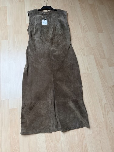 Zara wildleder kleid oliv - zara, in