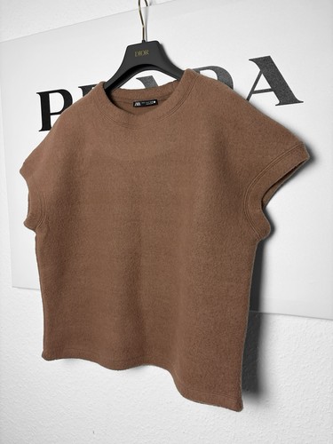 Zara oversize pullunder - 🤎,