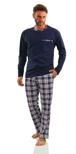 Herren schlafanzug lang - schlafanzug,