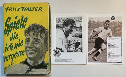Fritz walter signiert h - fritz, 2x