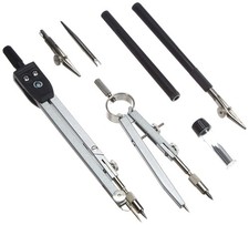 Herlitz Compass Set - Black (7