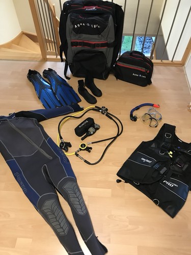 Komplettes tauchequipment - komplettes,