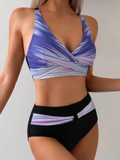 Sportlicher Bikini mit Print &
