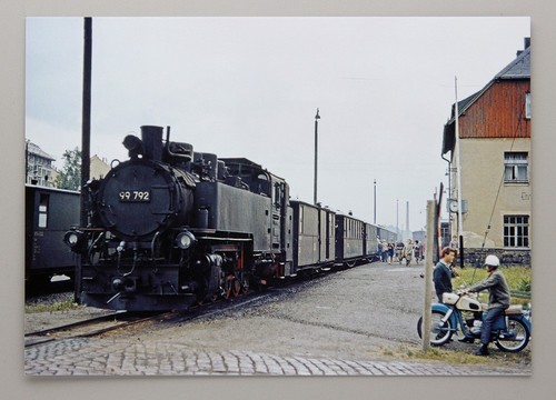 Postkarte dampflok 99 792 - 99,