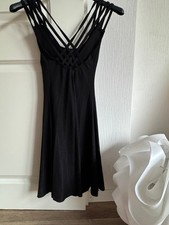 Tanzkleid Latein Mädchen Trainings-Turnier-Kleid in Schwarz Gr. 140-146