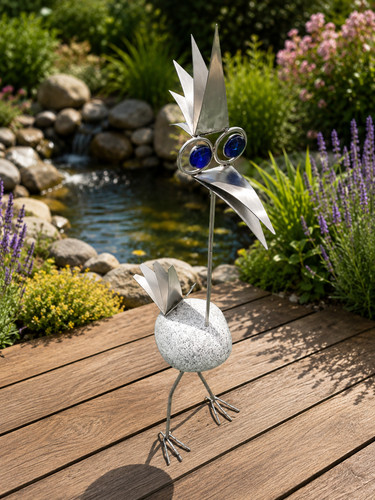 Edelstahlvogel granitvogel - edelstahlvogel,