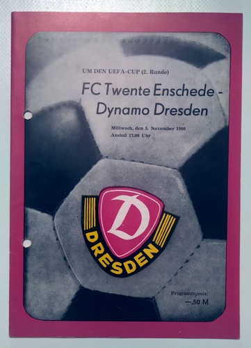Fußball programmheft 1980 - programmheft, fc