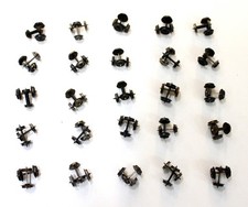 H0 Roco + Piko Konvolut 50x div. Gleichstrom Achsen für Personen- u. Güterwagen