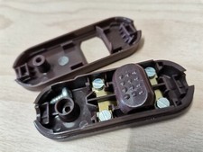 2 x Schnurschalter braun 2-Polig Zwischenschalter Lampe Schalter Kabelschalter