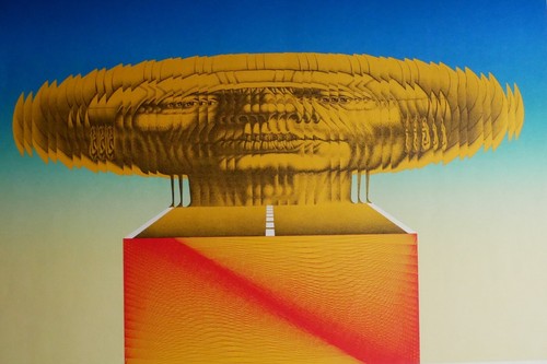 Farblithographie von rudolf - farblithographie,