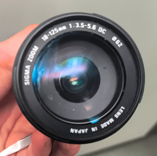 Sigma 125mm 5 - sigma, 18-125mm