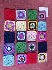 Handmade crochet granny - 20,