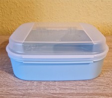 Tupperware Mittleres Naschkätzchen Dose Behälter Bellevue A02 1,4 Liter Blau Neu
