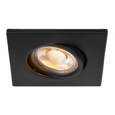 SLV Einbaustrahler Easy-Install QPAR51 Schwarz eckig max. 20W GU10 schwenkbar