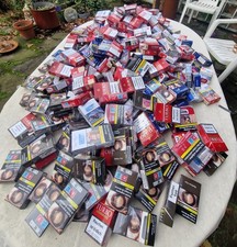 300 leere Ziggischachteln bunt gemischt - Schachtelkranz, Girlande - Geburtstag