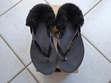 UGG Flip Flop LaaLaa,schwarz, Gr.41  Lammfell abnehmbar