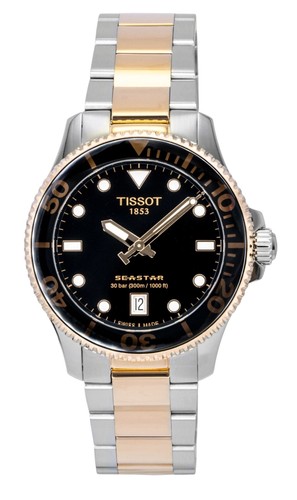 Tissot seastar quartz schwarz - quartz,