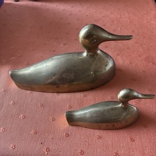 2 Messingfigur Briefbeschwerer