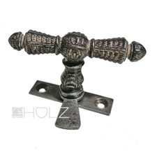 Fensterolive antik Einreiber Eisen Schuppen Fenstergriff alt