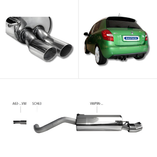 Bastuck sportauspuff skoda - bastuck,