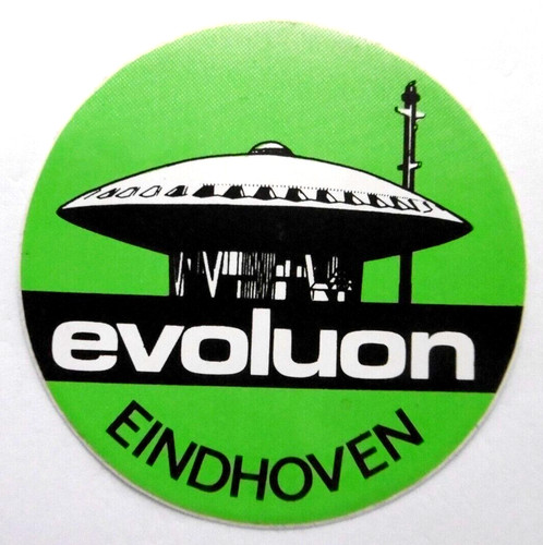 Souvenir aufkleber evoluon - souvenir-aufkleber,
