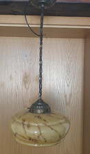 Alte Jugendstil-Art Deco  Hängelampe Schlafzimmerlampe,Wohnzimmerlampe