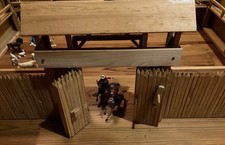 Western Fort groß schöne Handarbeit Holzspielzeug Kinder Geschenk wild west