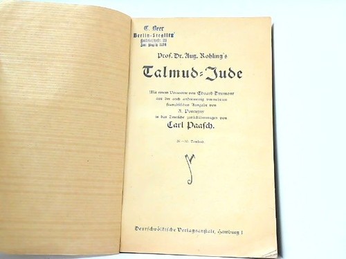 Talmud jude rohling prof - talmud-jude.,