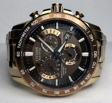 Citizen AT4106-52X Eco-Drive Chronograph Funksolaruhr Saphirglas