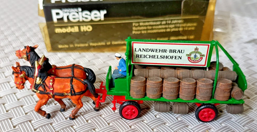 Preiser h0 brauereiwagen - 1:87,