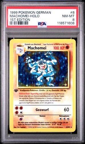 Psa 1999 pokemon german 8 - psa,
