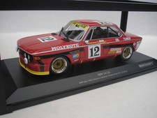 BMW 3.0 CSL #12 24h SPA 1974 PELTIER / XHENCEVAL 1/18 MINICHAMPS 155742612 NEU