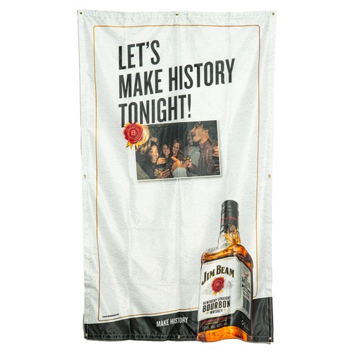 Jim beam whiskey fahne banner - beam,