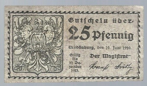 Notgeld quedlinburg stadt - -, quedlinburg-