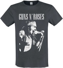 Guns N' Roses T-Shirt Herren Amplified Collection - Axl Live Profile charcoal