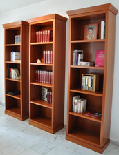 3 Bücherregale aus Kirschbaum, Schreinerarbeit, Höhe: 220 cm